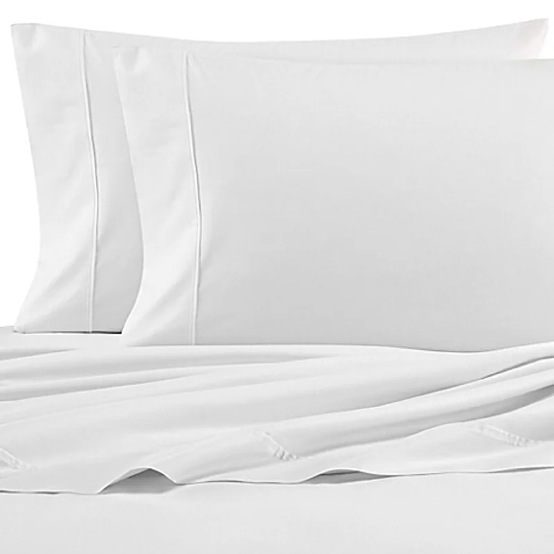 Sheet Sets with Multiple Pillowcase OptionsNautica White Percale Sheet Set