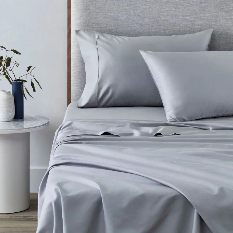 Thermal - Regulating Bamboo Sheets for All - Season ComfortTencel™ Lyocell Fibre & Cotton Sheet Set ASH BLUE by SHERIDAN