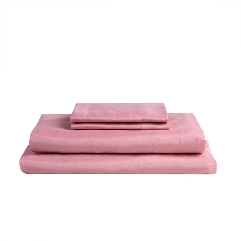 Sheet Sets with Multiple Pillowcase OptionsSoft & Cozy Brushed 3Pc 75Gsm Sheet Set Blush Queen