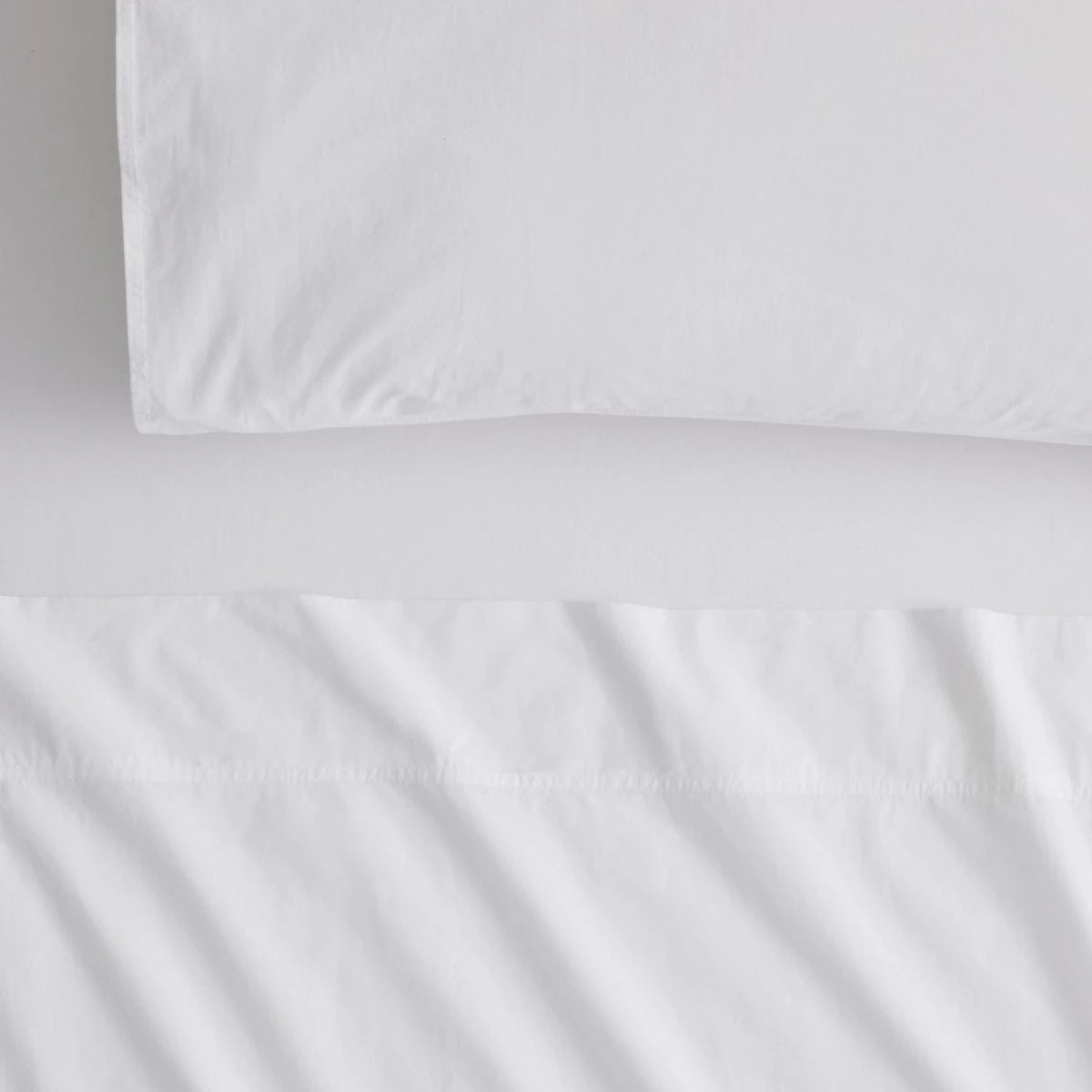 Moisture - Wicking Cotton Sheets for a Dry and Comfortable SleepBayley Percale SHEET SET White by Sheridan