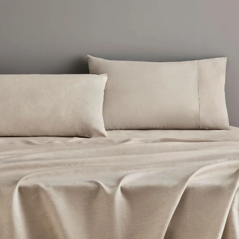 Rayon - Cotton Sheets for a Breathable and Soft BlendAbbotson Flax Linen Flat Sheet by Sheridan