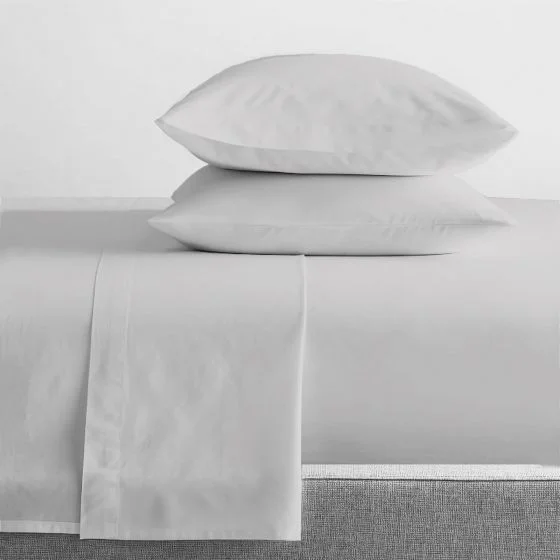 Jersey - Knit Sheets for a Comfortable and Casual BedOrganic Cotton Percale 300TC VAPOUR Sheet Set by Renee Taylor