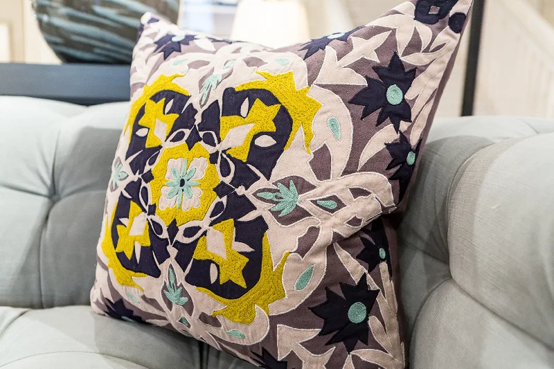 Down Alternative Pillows for Ethical ChoicesSantiago Collection Medallion - Sabira Collection