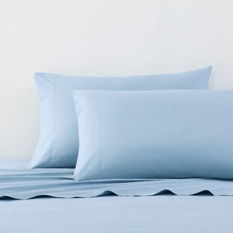 Moisture - Wicking Cotton Sheets for a Dry and Comfortable SleepNautica Solid Blue Twin Xl Sheet Set