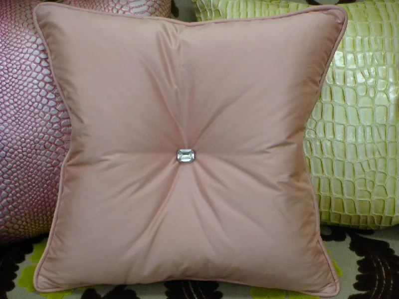 Firm Pillows for Side SleepersLuxury Throw Pillow, Crystal Chic Bling