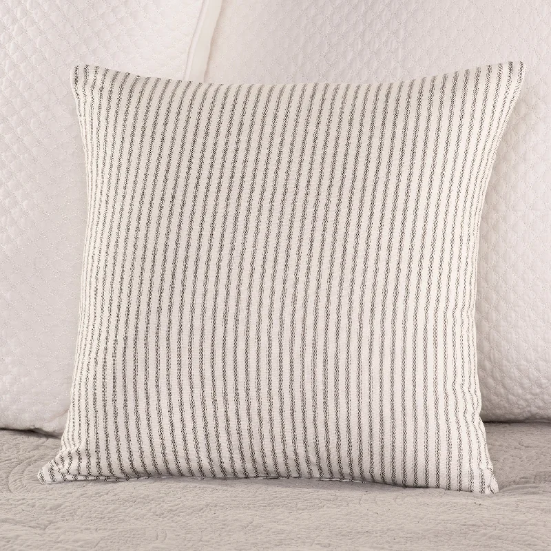 Feather Pillows for a Luxurious SleepTicking Stripe Throw Pillow Cover 8 Sizes Made in USA