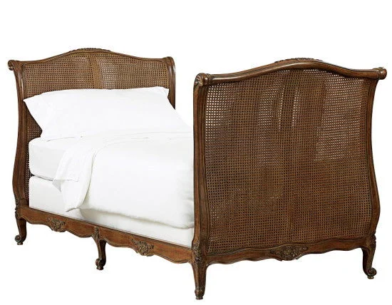 Silk Pillows for Smooth Skin and HairFrench Rattan Daybed I