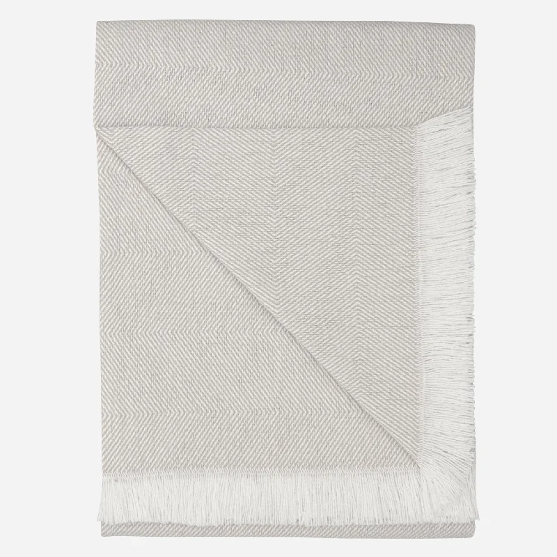 King - Size Sheet Sets with a Decorative Pillow SetHerringbone Throw