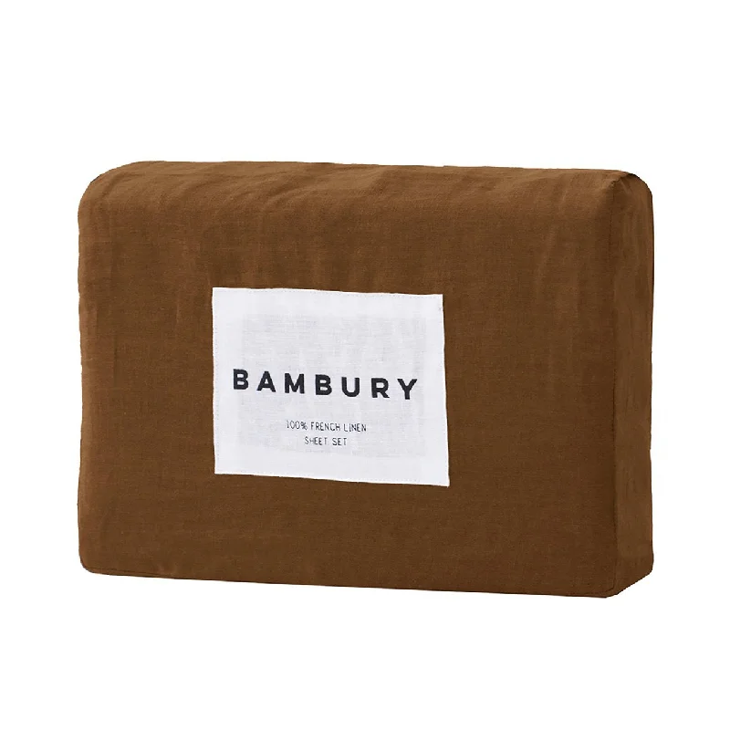 Queen - Size Sheet Sets with a European Pillowcase SetLinen Sheet Set HAZEL by Bambury