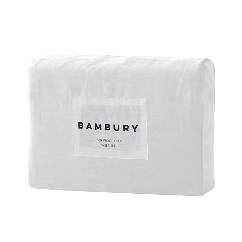 Moisture - Wicking Cotton Sheets for a Dry and Comfortable SleepLinen Sheet Set Ivory by Bambury