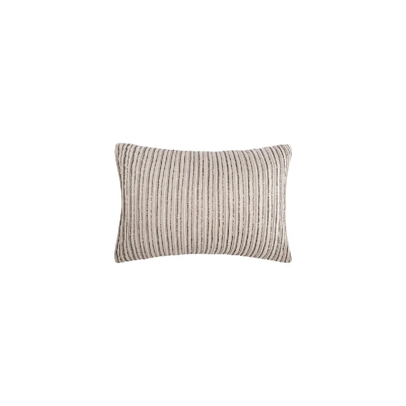 Silk Pillows for Smooth Skin and HairGraphite Stripe Decorative Pillow