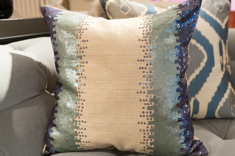 Feather Pillows for a Luxurious SleepKyoto Beaded Ombre Pillow - Sabira Collection