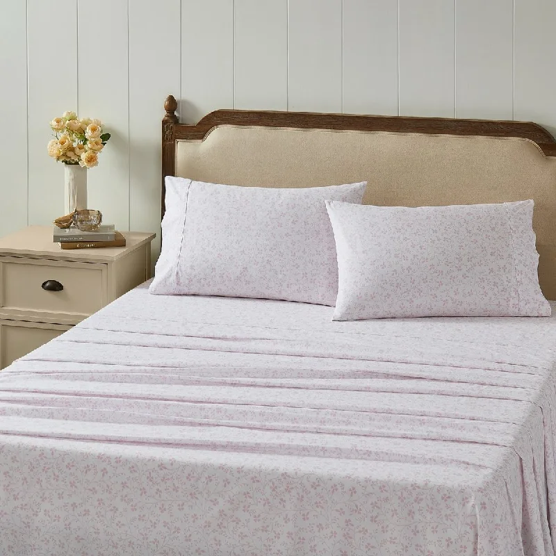 Twin - Size Sheet Sets with a Pillow ProtectorCampion Pink Sheet Set by Laura Ashley