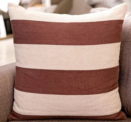 Feather Pillows for a Luxurious SleepSlubby Linen Striped Pillow 22x22 - Ryan Studio