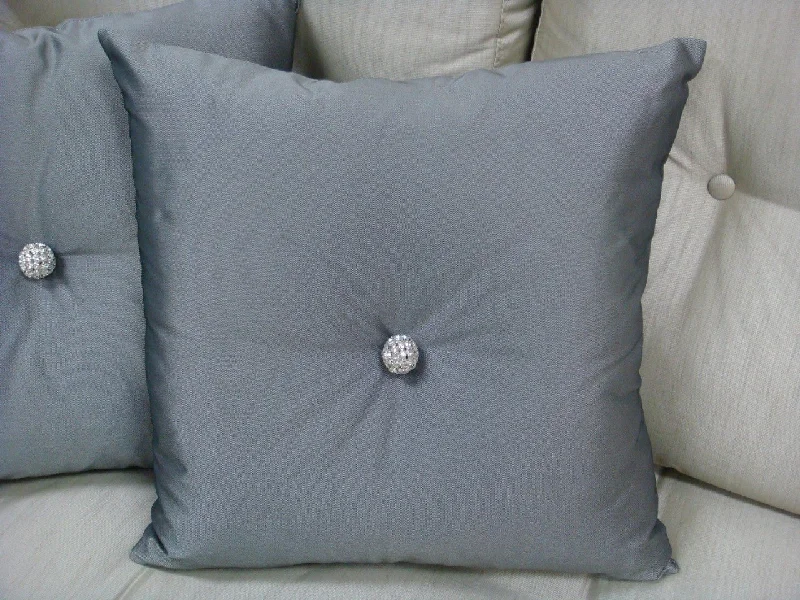 Cooling Pillows for Hot SleepersCarnaby Street Throw Pillow, Bling Grey/silver