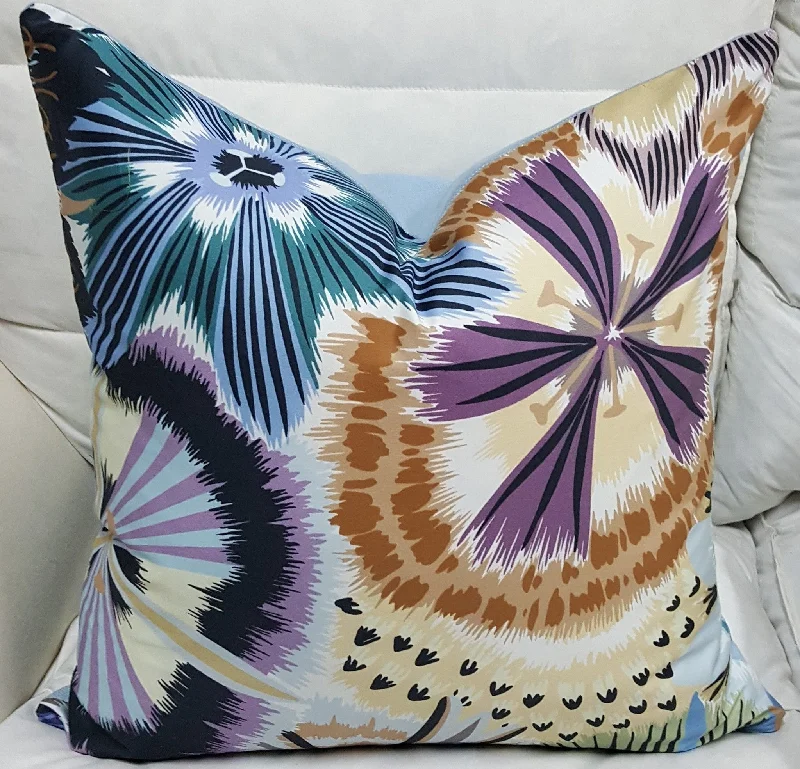 Soft and Fluffy Pillows for Bedroom ComfortOlga Couture Throw Pillow, Missoni 19 x 19