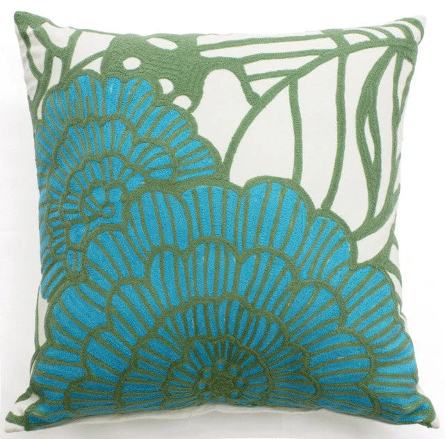 Firm Pillows for Side SleepersBright Suzani Modern Pillow - Sabira Collection