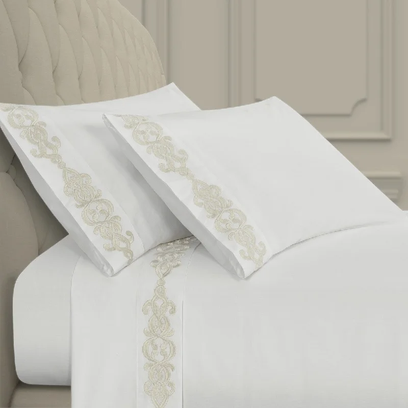 Sheet Sets with Multiple Pillowcase OptionsJ. Queen New York Imperial Embroidered Sheet Set