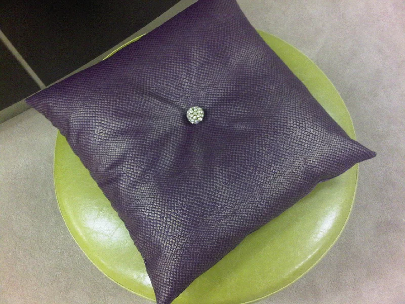 Round Pillows for Boho-Style InteriorsLuxury Throw Pillow, Carnaby Street Bling Purple & Gold