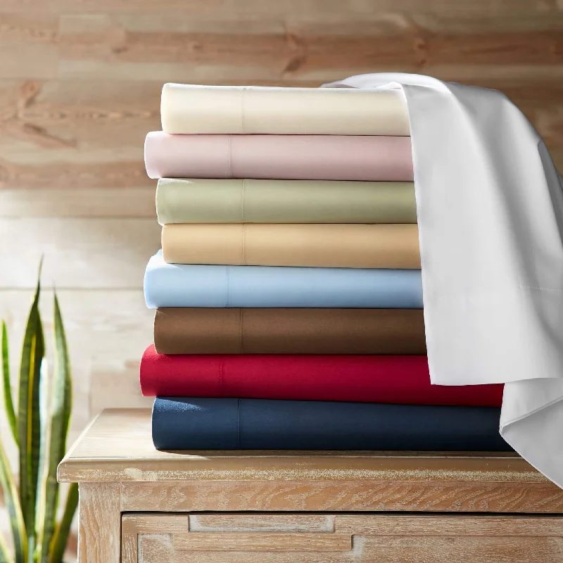 Linen duvet covers with a natural texture and breathability800 Thread Count 100% Egyptian Cotton Solid Duvet Cover Set