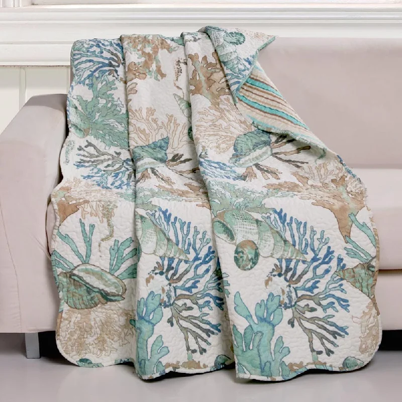 King - size blankets to cover large beds comfortablyAtlantis Quilted Throw