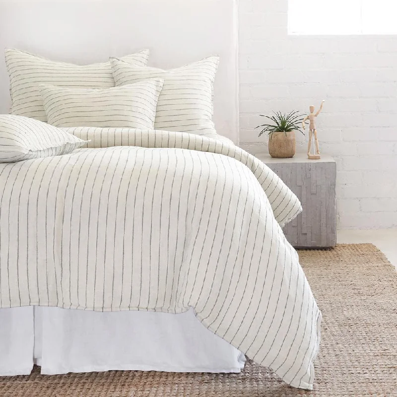 Bamboo - derived duvet covers with antibacterial and moisture - wicking propertiesPom Pom at Home Blake Duvet