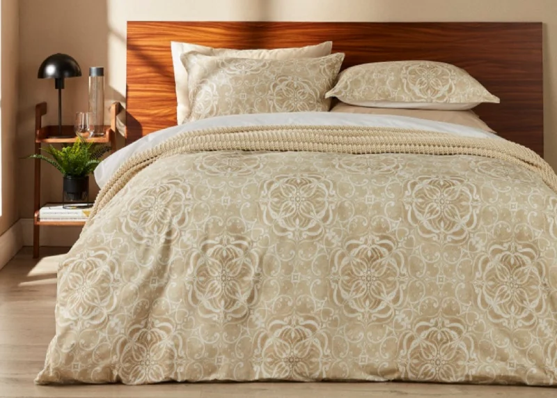 Teen - room duvet covers with trendy and age - appropriate patternsChristy "Sujata" Duvet Cover Sets in Gold