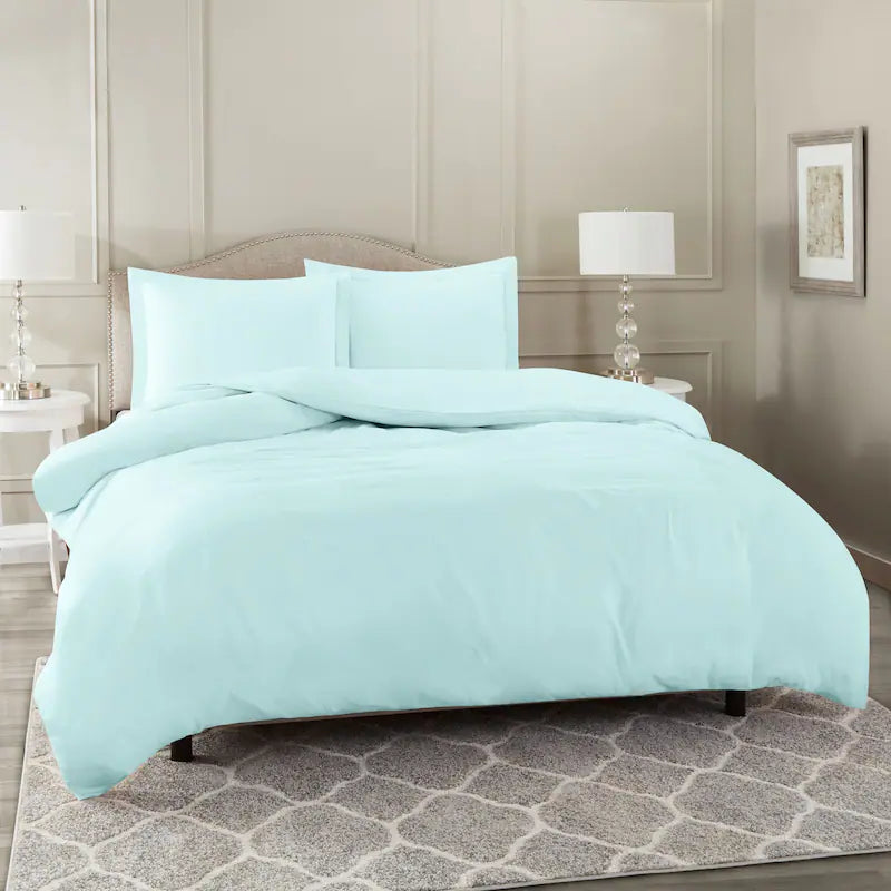 Minimalist - style duvet covers with clean lines and simple designsClassic Duvet Cover - Aqua