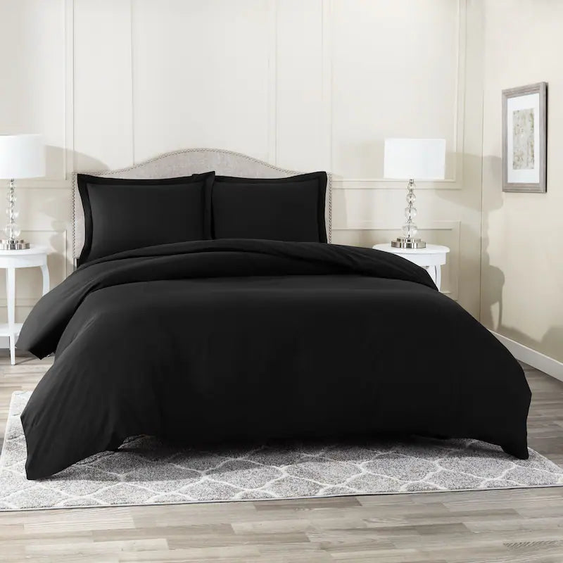 Affordable duvet covers for those on a tight budgetClassic Duvet Cover - Black