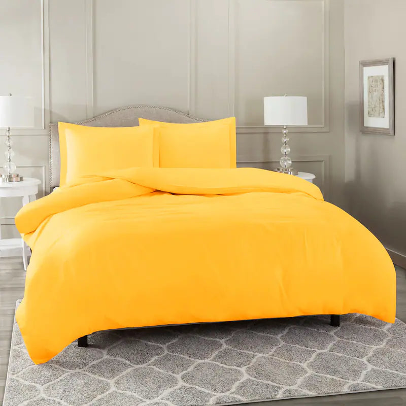 Silk duvet covers for a smooth and elegant touchClassic Duvet Cover - Canary Yellow