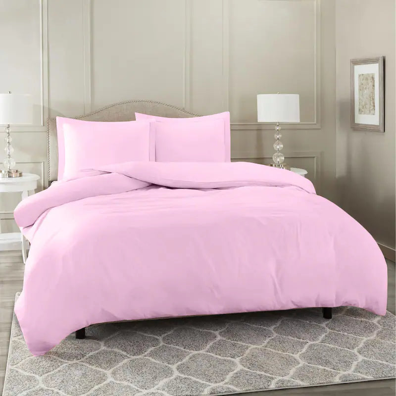 Bamboo - derived duvet covers with antibacterial and moisture - wicking propertiesClassic Duvet Cover - Cotton Candy