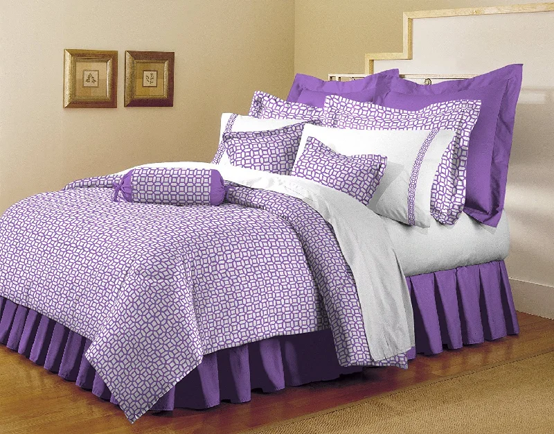 King - size duvet covers to fit large king - sized beds perfectlyCoin Printed Microfiber Duvet Cover Set