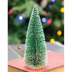 Frosty Bottle Brush Tree 7"