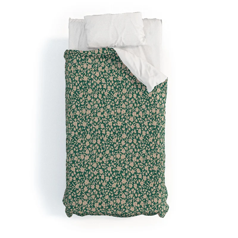 Moisture - wicking duvet covers to prevent night sweatsHolli Zollinger Cerie Bouquet Garden Polyester Duvet