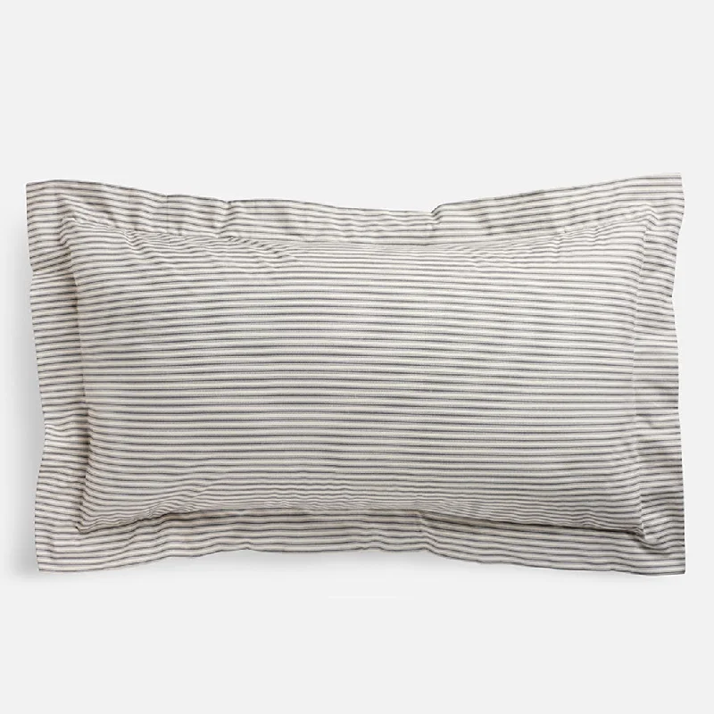 Microfiber duvet covers that are affordable and easy to care forTicking Stripe King Sham