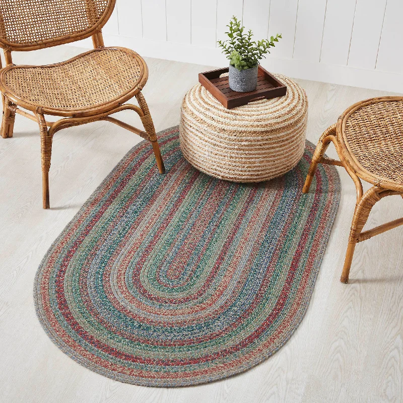 Multi Jute Rug Oval w/ Pad 36x60