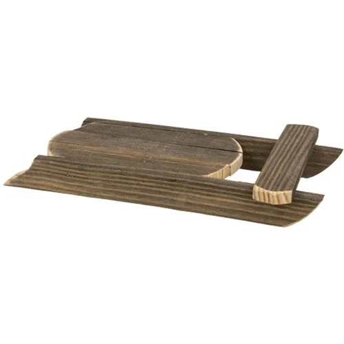 Natural Wooden Sled 14"L