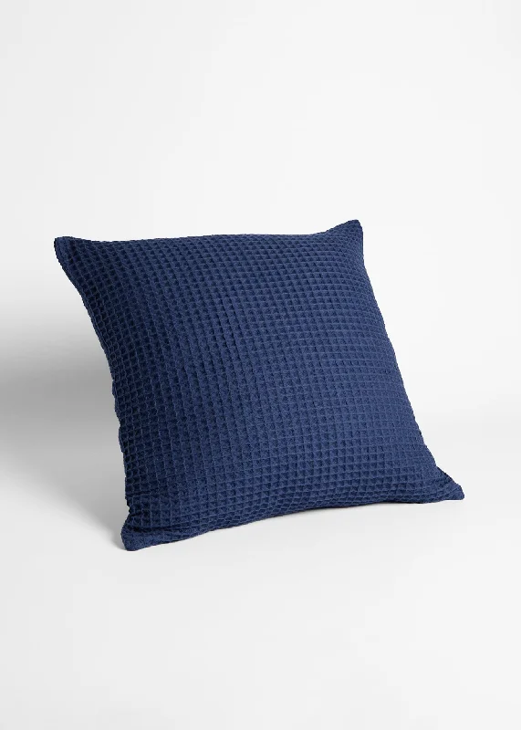 Microfiber blankets that are durable and easy to care forFoxford Navy Honeycomb Cushion 65x65