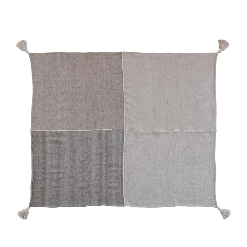 Cashmere blankets for ultimate softness and luxuryPatchwork Throw Blanket In Grey