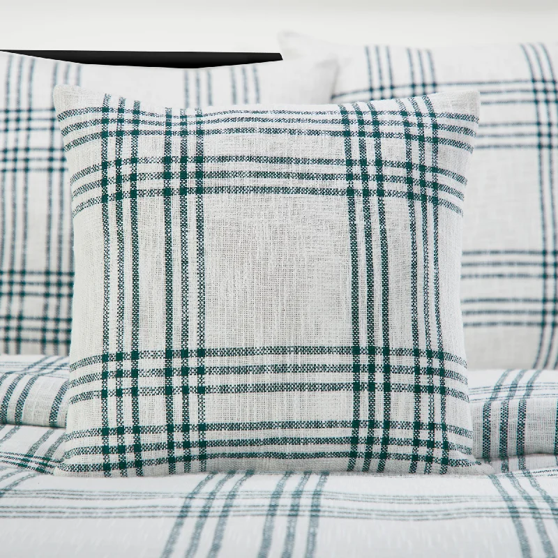 Pine Grove Plaid Fabric Pillow 18x18