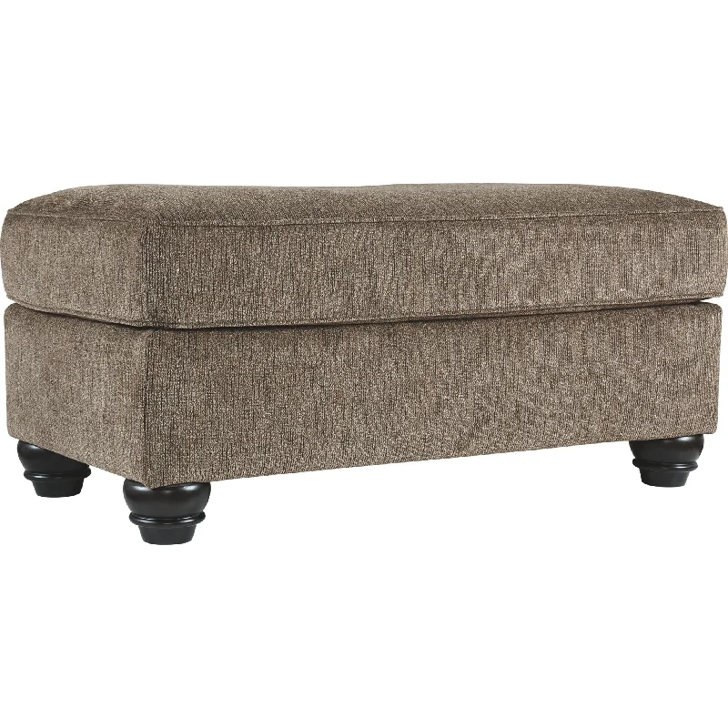 Natural latex and organic cotton blend mattressesBraemar Ottoman - Brown