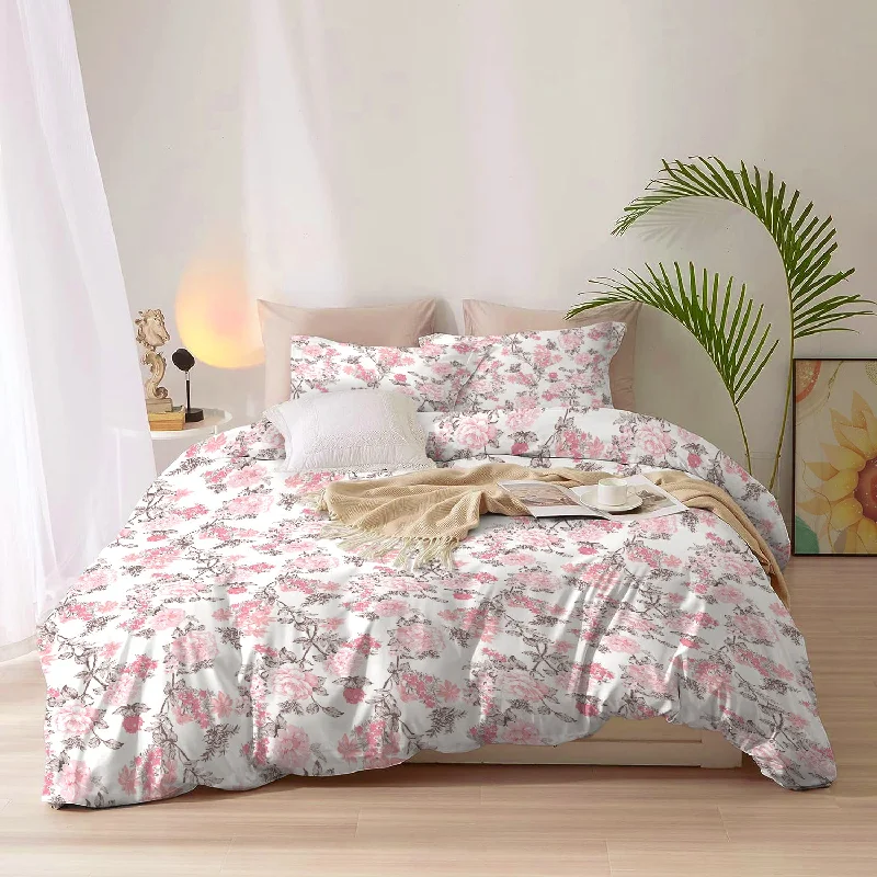 Value - for - money duvet covers that offer great quality at a reasonable priceDuvet Cover 4 piece set Queen size High quality 220x240 duvet cover with Fitted sheet and pillow cases Abstract Harmony