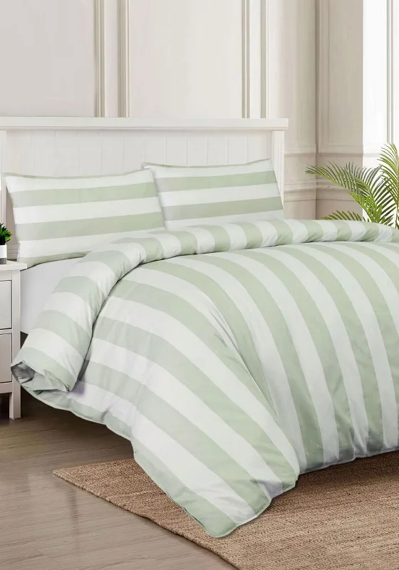 Paisley - printed duvet covers for an exotic and elegant appearanceAtlantic Linen Nantes Sage Duvet Cover Set