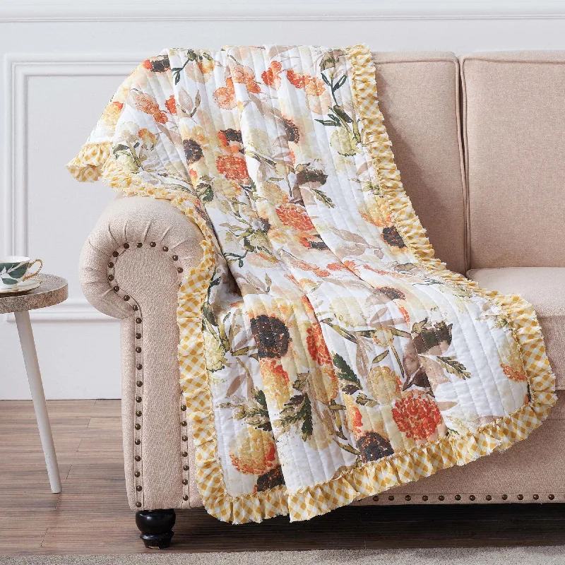 Microfiber blankets that are durable and easy to care forSomerset Quilted Throw