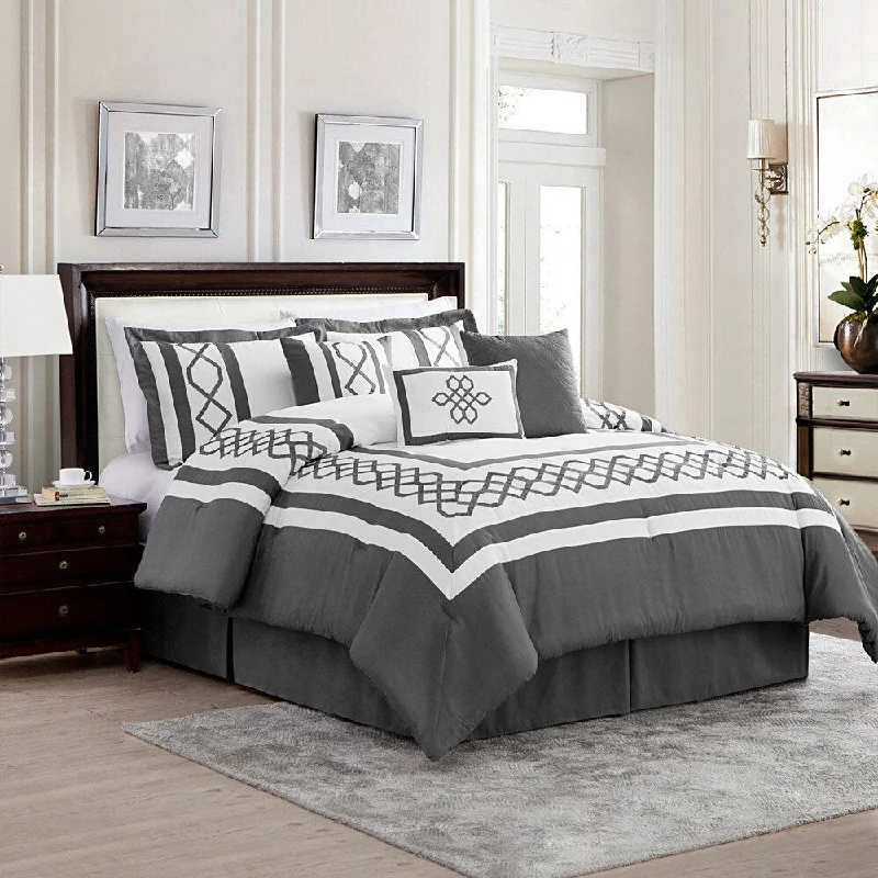 Wool - filled comforters with natural moisture - wicking and temperature - regulating featuresBailey 7 Piece Comforter Set