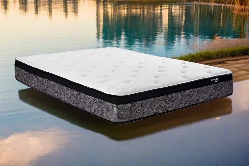 Natural latex and organic cotton blend mattressesCalifornia King Size Latex Natural 11" Pocket Coil Euro Top Mattress