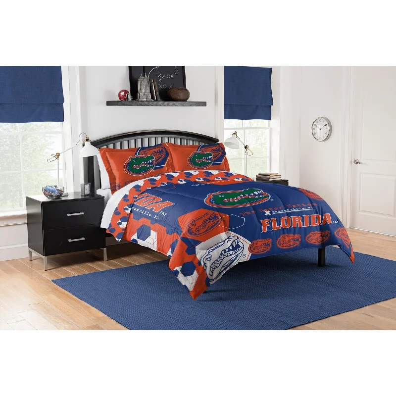 King - size comforters to fit large king - sized beds perfectlyCOL 849 Florida Hexagon Take F/Q Comforter Set