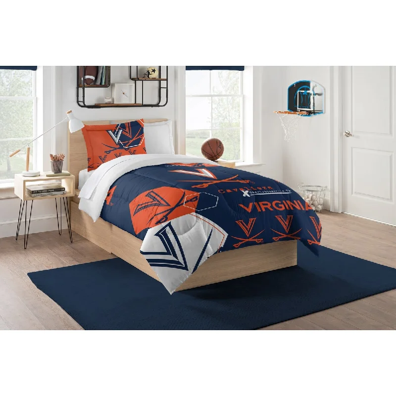 Latex - filled comforters with a bouncy texture and good supportCOL 862 Virginia Hexagon Twin Comforter Set