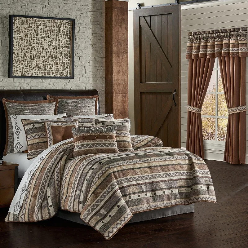 Goose down comforters known for their superior quality and insulationJ. Queen New York Timber Comforter Set