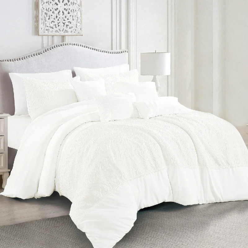 Silk - filled comforters for a luxurious and smooth touchPrema Luxury 7 Piece Comforter